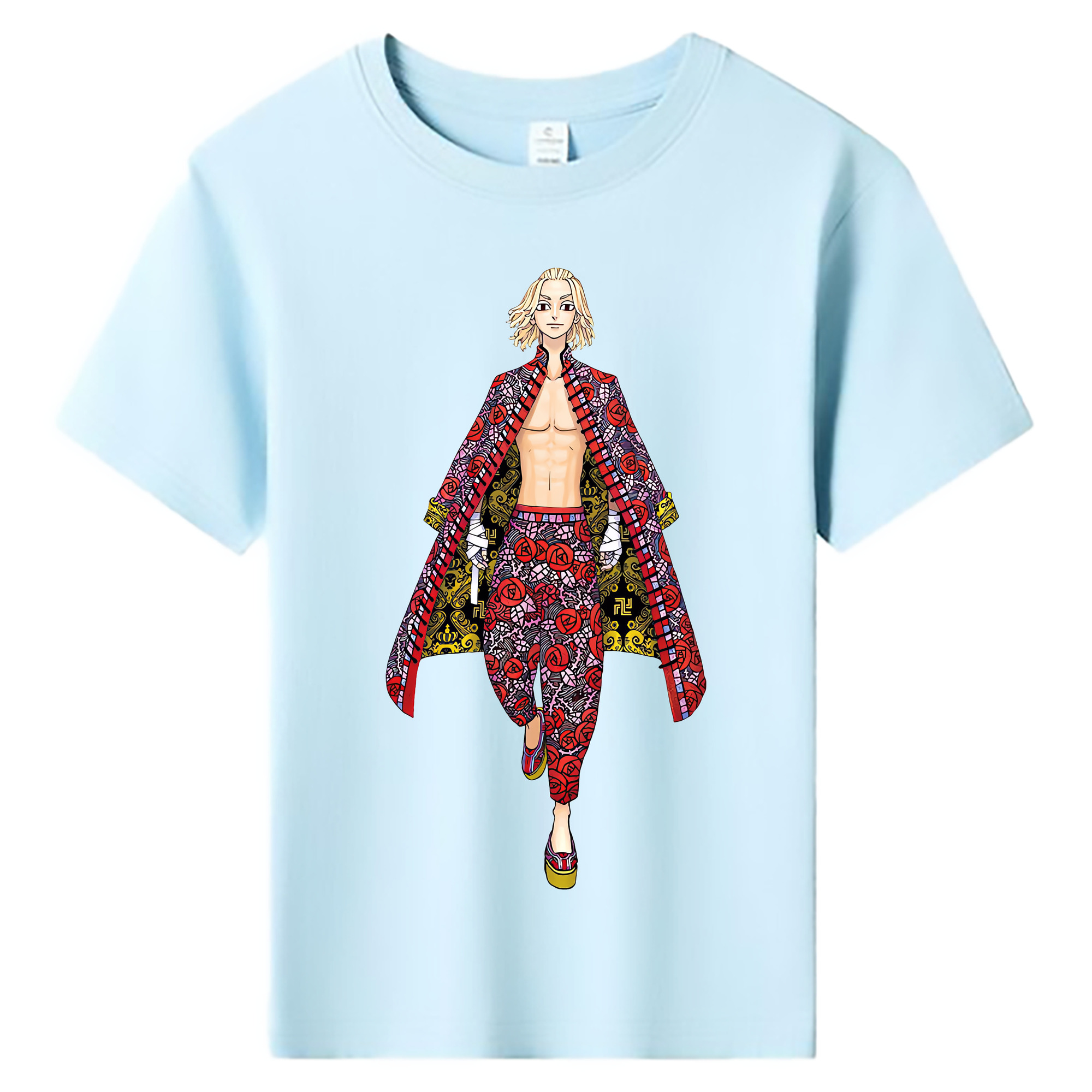 （画像用） 東京リベンジャーズ Tokyo Revengers 綿100％キッズTシャツ（フロントプリント）